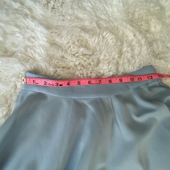 Miami baby blue skirt with cutout design on hem size small - Picture 8 of 8
